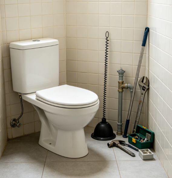Compact/Corner Toilet Unblocking