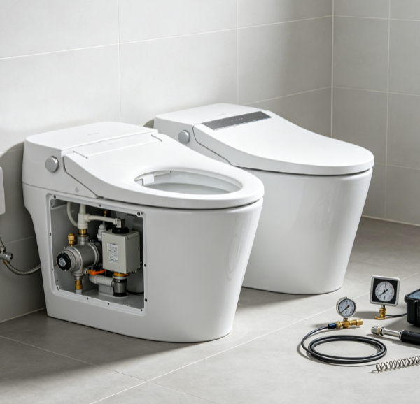 Dual-Flush Smart Toilet Maintenance
