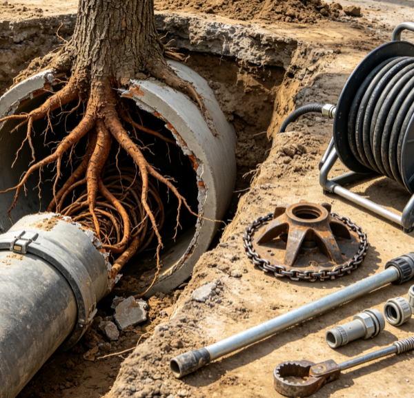 Tree Root Intrusion Removal